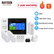 DAYTECH Wireless alarm rumah System Touch LCD Door Sensor Motion sensor Tuya smart home APP TA04