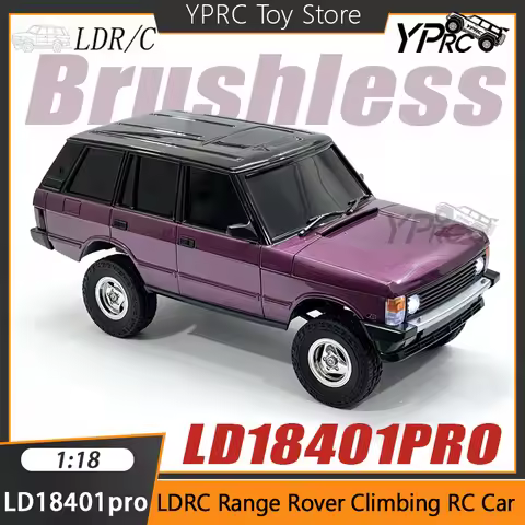 LD18401PRO 1/18 Rc Car Range Rover 4WD Brushless Rc Car 2.4G Simulation Climbing Off-road Vehicle Mo