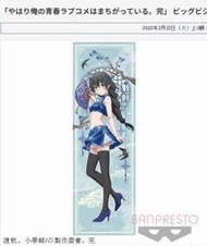 免運【現貨】我的青春戀愛物語果然有問題 雪之下雪乃 等身大掛布 全新未拆封 非偏遠，可直拍