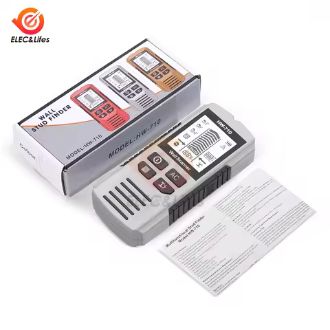 HW-710 Wall Stud Finder Sensor Wall Scanner LCD Electronic Detector Edge Center Wood Current Metal A
