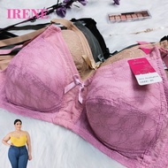 IRENE Bra Bigger Size Full Cup Coverage Non Wired B010 48-52 C/D (FREE BRA EXTENDER)