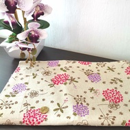 Quality Thick Linen Cotton Fabric Crafting Cloth Kain Fabric Flower 1