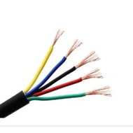 5-core electrical cable 0.3-0.5kw core thickness 1.5mm,2.5mm