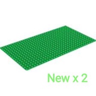 💥全新 LEGO 樂高配件 綠色 (Baseplate 16 x 32) 大底板 2件💥