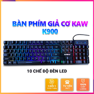 bàn phím chơi game KAW bàn phim may tinh giả cơ có led phím sắc nét độ nhạy cao