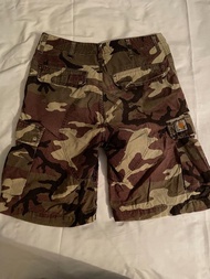 Carhartt pant double park volcom obey vans champion 短褲 迷彩