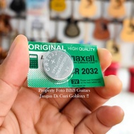 Maxell CR2032 Battery CR 2032 Watch Battery Guitar Tuner Battery