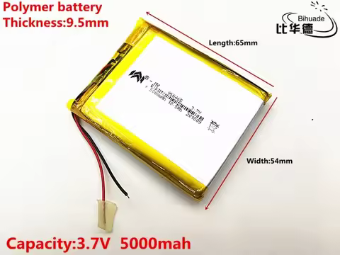 955465 955565 3.7V 5000mAH Rechargeable Lithium Polymer Battery Li-Po for Tablet Power Bank Hand War