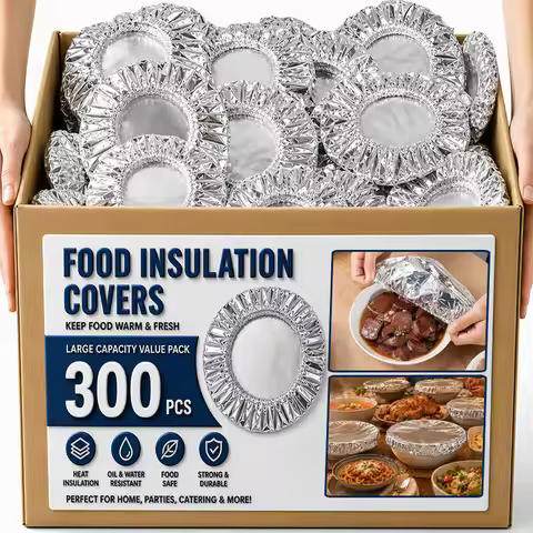 Disposable Aluminum Foil Insulation Covers Food Cover Foil Film Fresh-keep Saran Warp Fruit Storage 