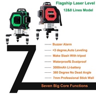 MESIN Laser Level Self Leveling Machine 8 Line Laser 3D High Precision