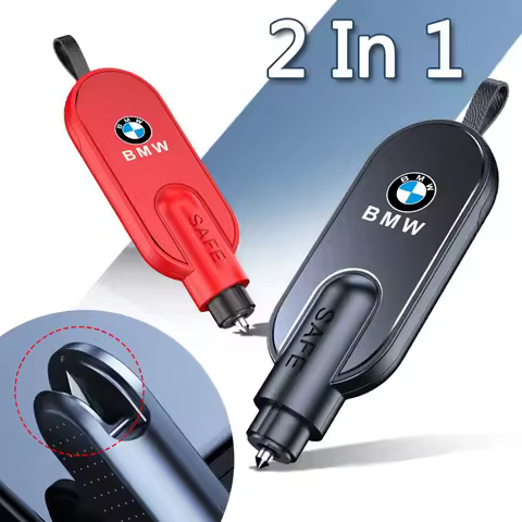 Car Emergency Hammer 2-In-1 Glass Breaker Safety Belt Cutter Tool For BMW F30 F20 F10 F18 F22 F01 X3