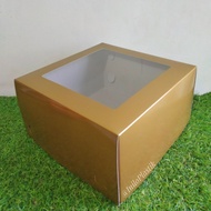 @10pcs Gold Tart Box 30x30x15 30 cm Cake Box/ 30 cm Tart Box/