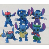 Stitch Fgurine Set / Cake Topper (6 in 1)