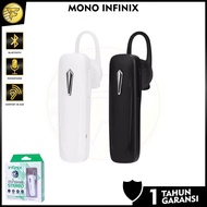 Earphone Bluetooth INFINIX wireless Mono1 headset telfon bisnis mic