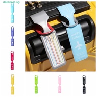 DATANEST​ Airplane Suitcase Tag, Address Label Information Card PVC Luggage Tag, Aircraft Consignmen