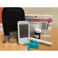 Medisana Meditouch 2 Glucometer complete set foc 5 stp exp 3/2027