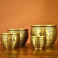 Shop Brass Rice Cylinder Forbidden City Cylinder Baifu Rice Cylinder Living Room Home Decoration Sho