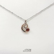 海豚項鍊 定情/愛情/送禮/木目金/瑪瑙