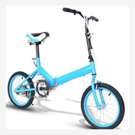 Adult Ultra-Light Portable Foldable Bicycle Can Be Put in Car Trunk Installation-Free Womens 20-Inch Middle Small and Older Children Student