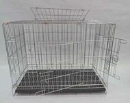 AIER - 電鍍寵物摺籠61x43x50cm