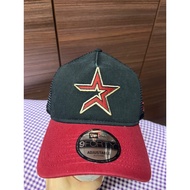 NE Trucker Houston Astros Washed 2 Tone Baseball Cap Adjustable Snapback