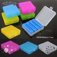 AIPING 18650 Battery Box, Coloful Anti-slip Battery ,  4 AA AA Plastic Battery Holder Storage 18350 