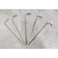 HAFU 2.0mm-12.0mm XL ALLEN KEY EXTRA LONG ALLEN KEY ISO 2936L ,MADE IN GERMANY