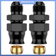2Pcs Compression Fitting Adapter 6AN Male to 3/8 Inch Hardline Compression Fitting Connector  SHOPSB