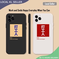 Worker Meaning Soft Silicon Contrast IPhone Case Casing Cover for IPhone 7/8 Plus IPhone 11 11Pro IP