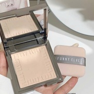 [FUNNY ELVES] Funny Elves foundation powder matte concealer effect 7g Enstore
