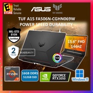 ASUS TUF A15 Gaming Laptop FA506N-CGHN069W (RYZEN 5 7445HS /16GB/512GB SSD/RTX3050 4GB/15.6 IPS FHD 