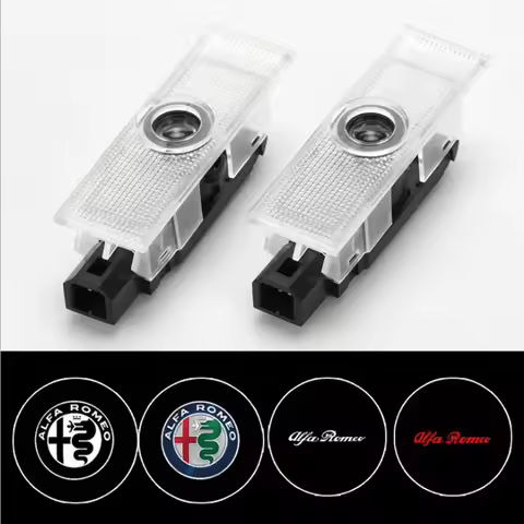 For Alfa Romeo 159 LED Car Door Welcome Light Logo Projector for Alfa Romeo 147 156 Giulietta Giulia