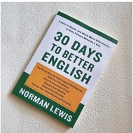 English Book 30 days to better english Learning - English Book - Selfhelp - Motivation Improve Adult