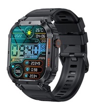 全新新款LEMFO 1.9英寸高清大屏心率血氧監測K57PRO智能藍牙通話手錶