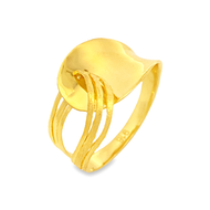 Top Cash Jewellery 916 Gold Double Design Ring
