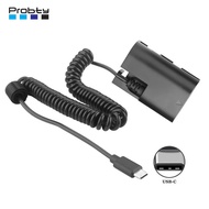 LP E6N HDR-E6NH USB-C Coupler To LP-E6NH Dummy Battery for Canon EOS R R5 R6  R6 II  R7  60D EOS 80D