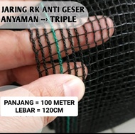 PROMO WARING RK RAJUTAN DOBLE ANTI GESER PANJANG 100 METER X TINGGI 120 CM TERMURAH.