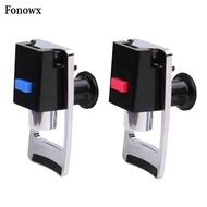 Fonowx 2pcs Push Type Cold & Hot Drink Spigot for Water Cooler/Dispenser, C Styles 2 Pcs #C Pink+Blu