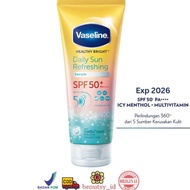 Vaseline Healthy Bright Daily Sun Refreshing Spf 50 Pa++++ Sunscreen Badan 170Ml Sunblock Original B