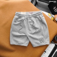 HEBOZ men's 3M relax felt shorts, comfortable drawstring sports flannel shorts - 00003205