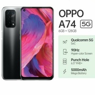 OPPO A74 5G RAM 6/128 - OPPO A74 5G RAM 6GB ROM 128GB GARANSI RESMI