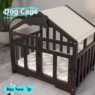 Dog Cage Indoor House Solid Wood Dog House Dog Bed Wooden Dog Cage Dog Villa