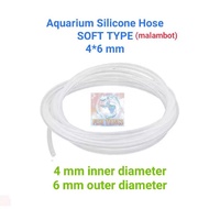 Aquarium Hose (1 Meter) SOFT TYPE Silicone Hose