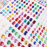3800+ Gem Stickers Jewels Stickers Rhinestone for Crafts Sticker Crystal Stickers Self Adhesive Craf