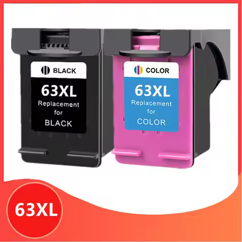 63XL Cartridge Compatible for HP 63 XL Ink Cartridge for HP63 for Deskjet 1110 2130 2131 2132 3630 4