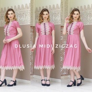 Termurah Daster arab DLUSIA TUNIC ZIGZAG by dlusia ori