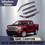 Suitable for Jimsi GMC CANYON 2015-2021 CREW CAB Rain Block Side Window Deflector Rain Eyebrow