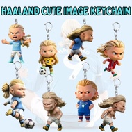 READY STOCK Cute Haaland Acyclic Keychain Football Fan Key Accessories Creative Pendant Gift For Haa