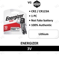 [100% ORIGINAL ENERGIZER] CR2 CR123A lithium battery 3V Bateri Lithium tahan lama murah EL123 5018LC