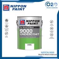 1L Nippon Paint Undercoat 9000 Acrylic Paint Wood Iron Aluminium Foil Paint Cat Cat Rumah Sealer Primer Undercoat Paint